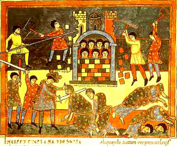 The Antichrist slaying Elias & Enoch